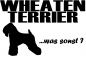 Preview: Aufkleber "Wheaten Terrier ...was sonst?"